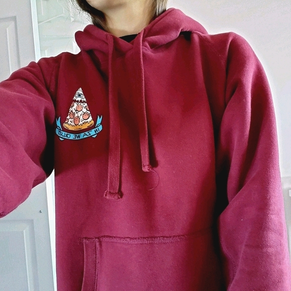 Burgundy Hoodie - Picture 1 of 2